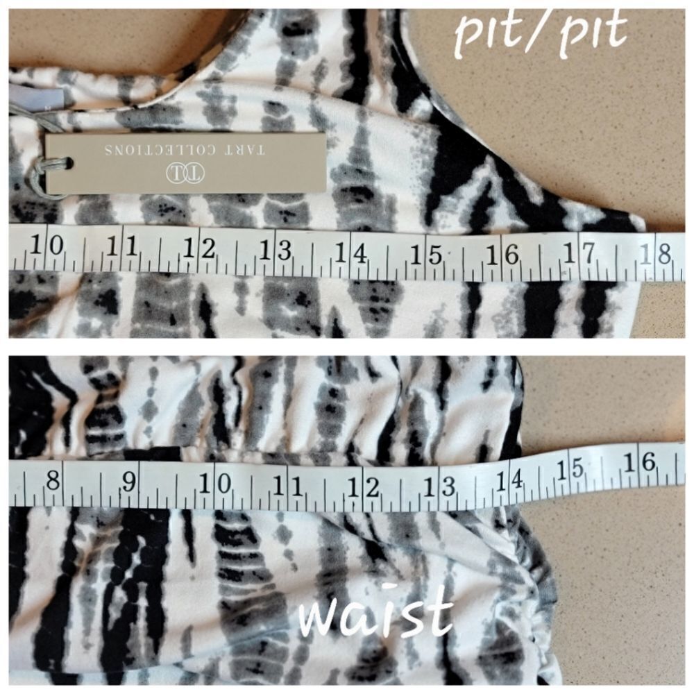 TART Collection Quin Tie-Dye Ruched Sleeveless Mini Dress - Picture 9 of 16